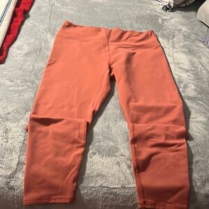 Fabletics Orange like new leggings